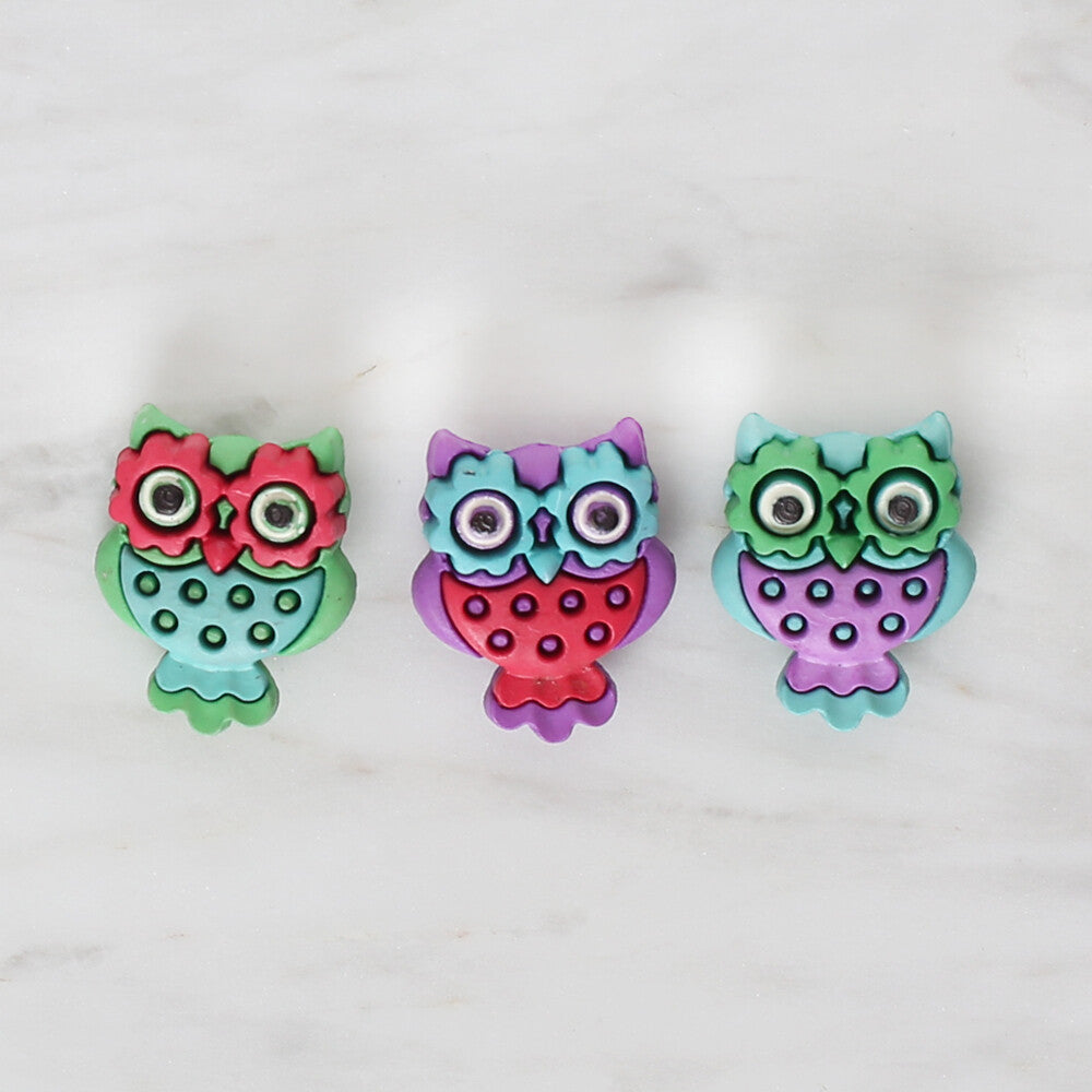 Dress It Up Baykuş Dekoratif Düğme - 7673